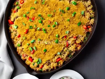 Veggie Chicken Rice Casserole