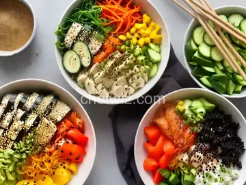 Veggie Sushi Bowls