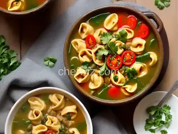 Veggie Tortellini Soup