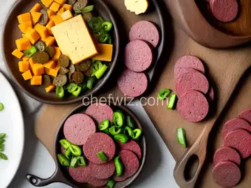 Venison Cheddar Jalape単o Summer Sausage