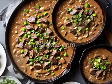 Venison Stroganoff