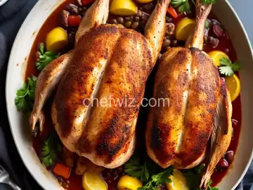 Vertical-Roasted Chicken with Poultry Rub