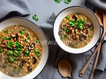 Very Easy Mushroom Barley Soup