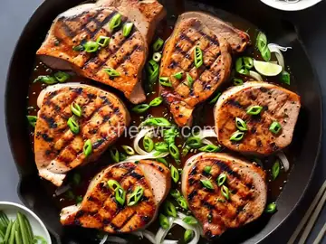 Vietnamese Grilled Pork Chops With Chilled Rice Noodles Recipe