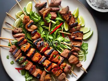 Vietnamese Grilled Pork Skewers