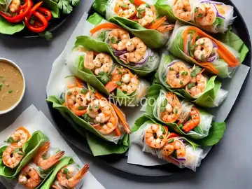 Vietnamese Grilled Shrimp Summer Rolls Recipe