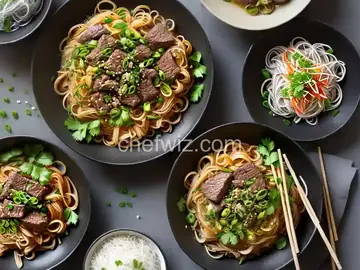 Vietnamese Lemongrass Beef and Noodles