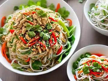 Vietnamese Rice Noodle Salad