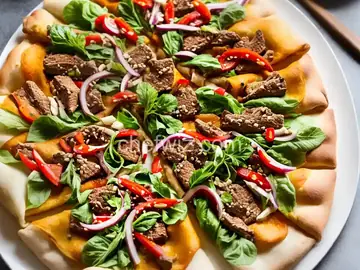 Vietnamese Spring Roll Pizza