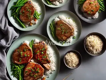 Vietnamese-Style Pork Chops with Ginger Rice