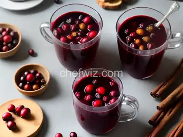 Vin Chaud (Spiced Wine) Cranberry Sauce