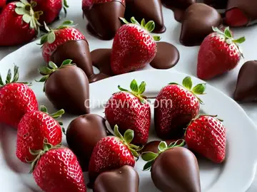 Vodka Chocolate-Covered Strawberries