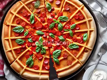 Waffle Maker Pizza