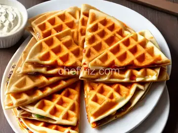 Waffle Maker Quesadilla