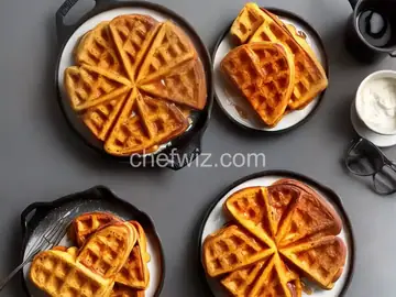 Waffled Brioche French Toast