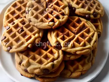 Waffled Chocolate Chip Cookies