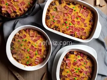 Wake-Up Casserole with Canadian Bacon