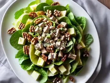 Waldorf Salad with Walnut Oil Vinaigrette
