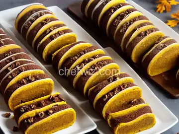 Walnut Pumpkin Roll
