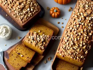 Walnut Streusel Pumpkin Bread