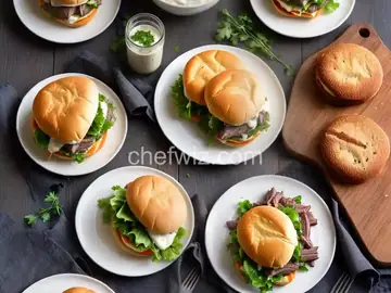 Warm Beef and Cheddar Sandwiches With Horseradish Sauce Recipe