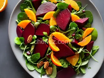 Warm Beet-Orange Salad