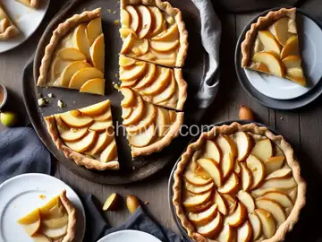 Warm Brie and Pear Tartlets