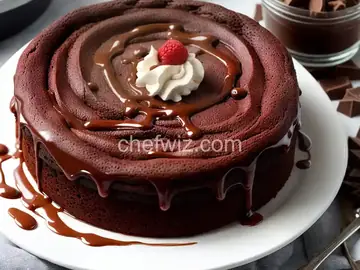 Warm Chocolate Peanut Butter Pudding Cake