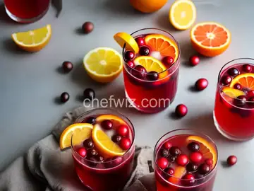 Warm Cranberry Orange Spice Punch