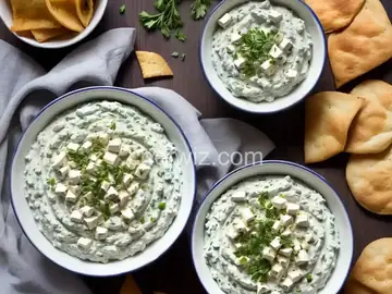 Warm Feta Dip with Artichokes