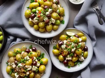 Warm Potato Salad with Olives