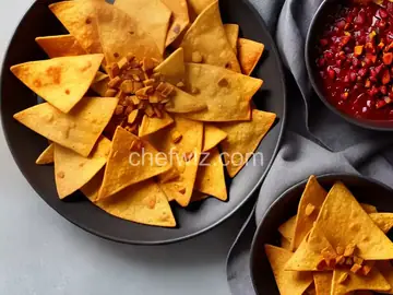 Warmed and Spiced Tortilla Chips