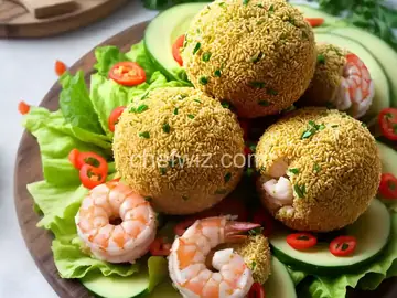 Wasabi and Shrimp Cheese Ball