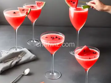 Watermelon-Champagne Cocktail