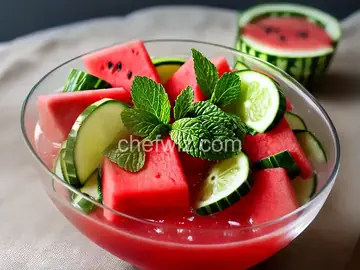 Watermelon-Cucumber Agua Fresca