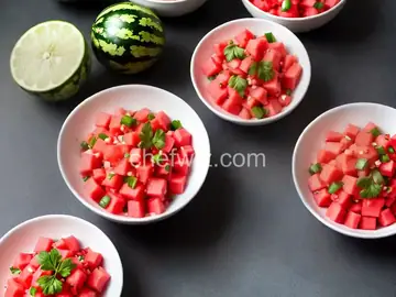 Watermelon Fire and Ice Salsa