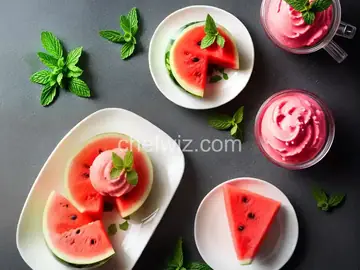 Watermelon Mint Sorbet