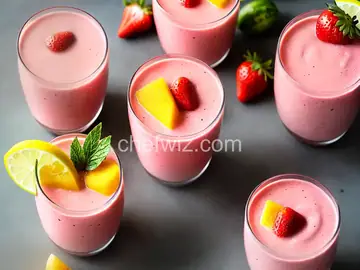 Watermelon Strawberry Mango Lemonade Smoothie