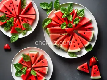 Watermelon, Strawberry, and Herbs