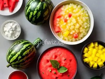 Watermelon and Bell Pepper Slush