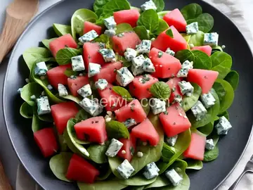 Watermelon and Blue Cheese Salad