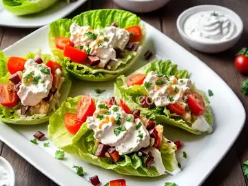 Wedge Salad on a Stick