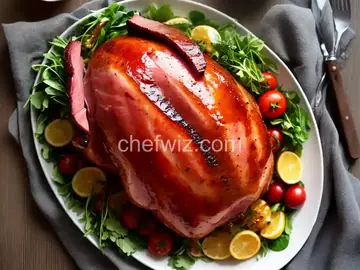 Whiskey-Glazed Ham
