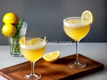 Whiskey Sidecar Slush with Broiled Lemon Juice