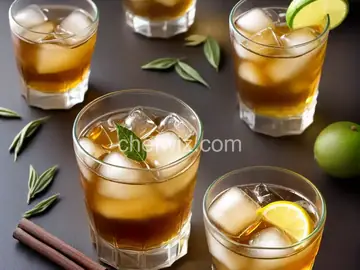 Whiskey and Jasmine Green Tea Chillers
