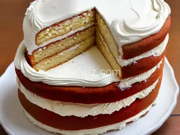 White Almond Wedding Cake