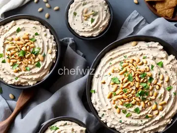 White Bean Dip with Pine Nuts