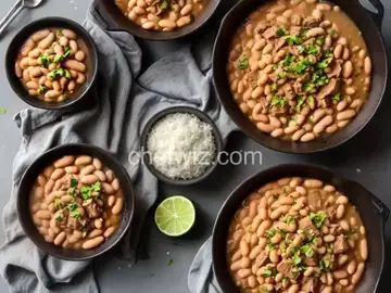 White Beans with Pork and Croutons