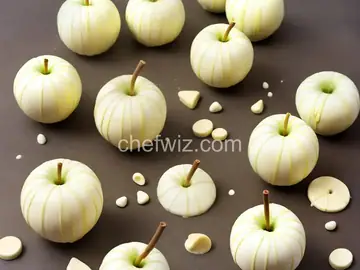 White Chocolate Caramel Apples