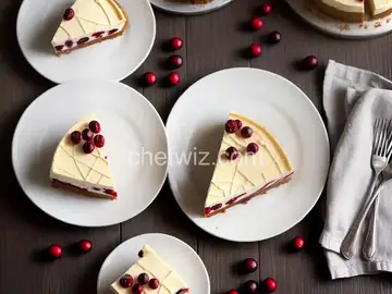 White Chocolate-Cranberry Cheesecake